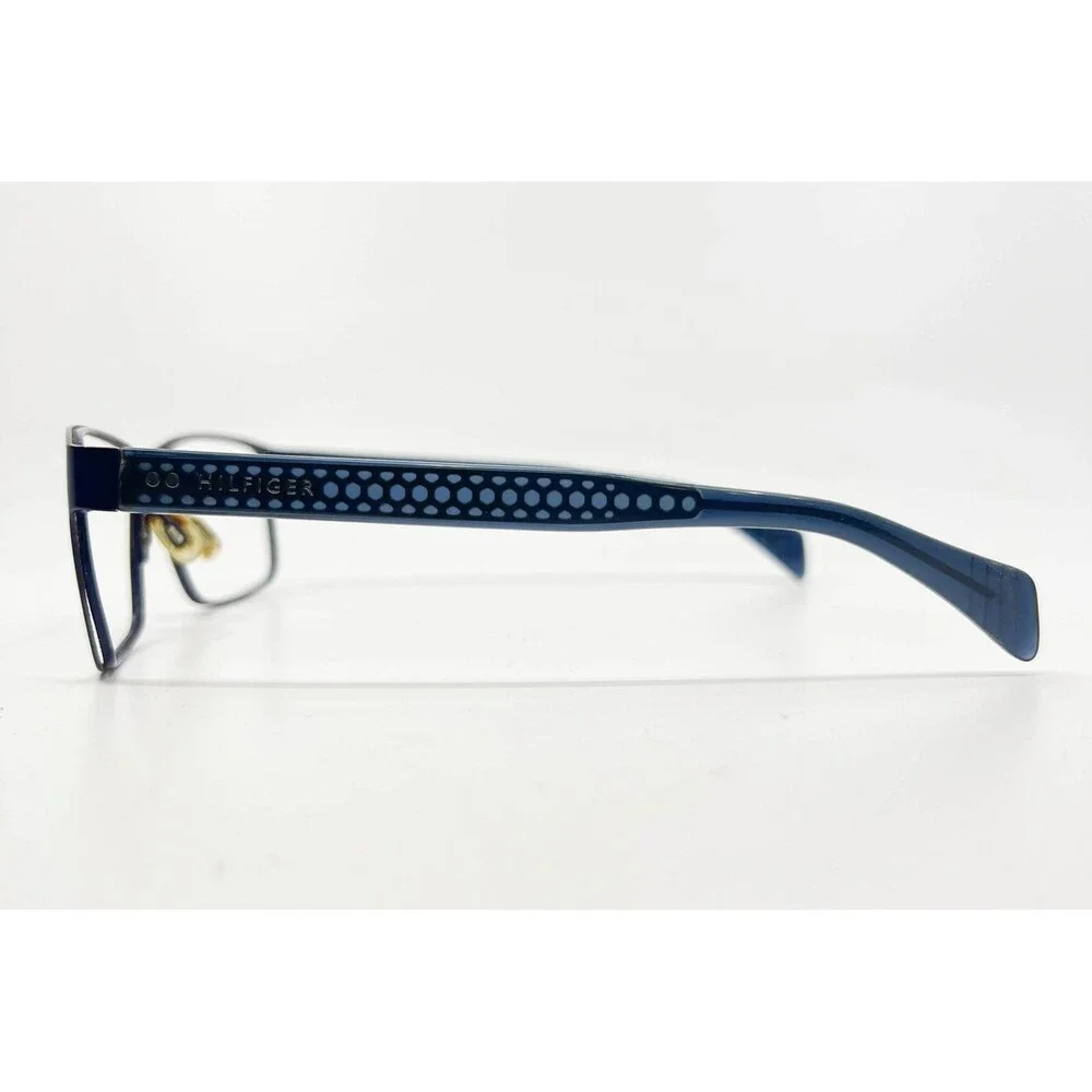 Tommy Hilfiger Men Blue Rectangle Eyeglasses Frames 5 55-18
